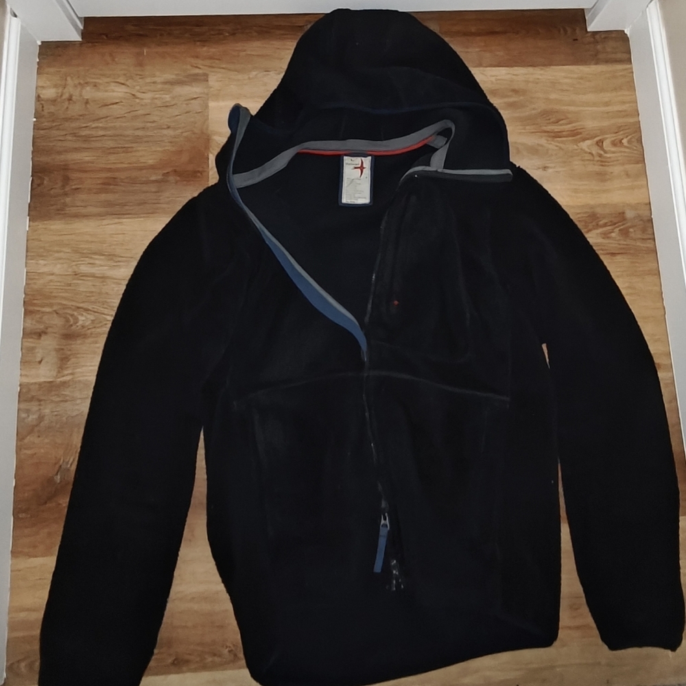 Relwen Full Zip Fleece Hoodie Dark Navy